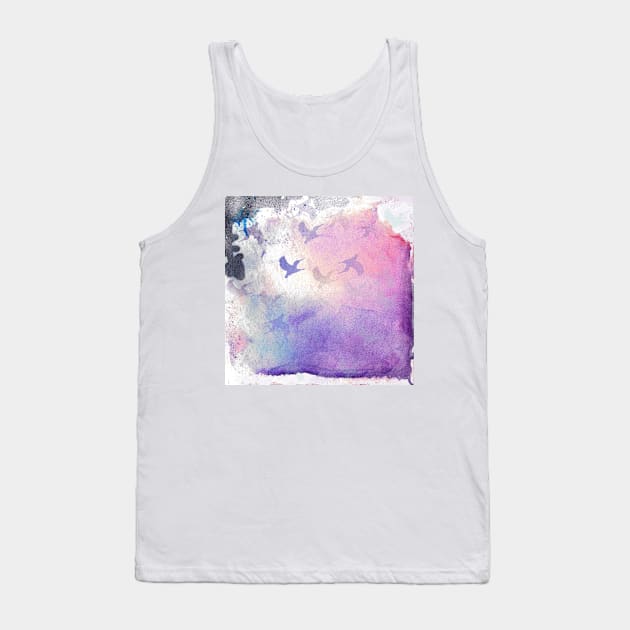 Hummingbird Heaven Tank Top by DesigningJudy